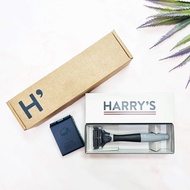 [Harrys®] Manual Razor Handle and Blade Refills ชุดมีดโกน มีดโกนหนวด สำหรับผู้ชาย ใบมีด 5 ชั้น