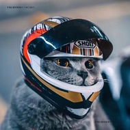 Cat Motorcycle Helmet Meow Special Pet Motorcycle Helmet Cat Dog Handsome Mini Motorcycle Hat Helmet