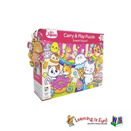 WS JR JIGSAW CARRY AND PLAY PUZZLE-SWEET KAWAII