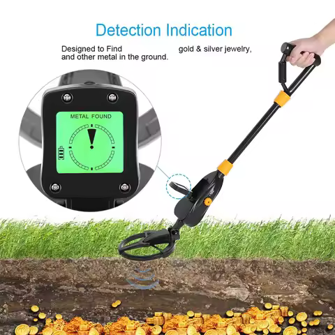 Sensitive Metal Detector Searching Gold Digger Treasure Scanner for Children Treasure Scanner Sensit