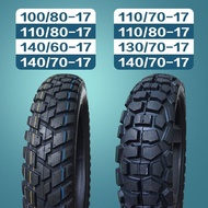 17 Inch Motorcycle Tubeless Tire 100/110/130/140/80/70/60-17 Anti Slip Offroad Tire