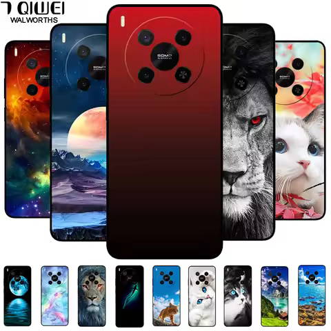 For ZTE Blade V70 Max Case Lion Cat Black Soft Silicone TPU Fashion Phone Cases For Nubia V70 Max Pr