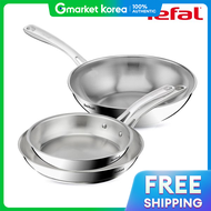 Tefal | Induction Ss Perfect Resist 3-Piece Set (Pan 20cm + Pan 28cm + Wok 28cm)