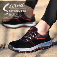 Size 36-45 Waterproof Safety Shoes Safety Boots Steel Toe Cap Genuine Leather Welder Shoes Anti-smas