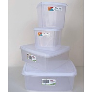 BEST WARE Bestware Transparent Rectangular Container 1LTR 2.1LTR 4.5LTR 7LTR 306/T 310/T 312/T 313/T