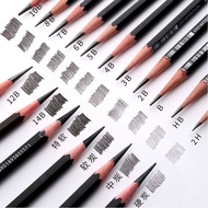 Sketch drawing pencil for art students 马利素描铅笔2b4b6b8b软中硬炭笔12b14b初学者美术生专用绘画铅笔