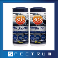 [ Bundle of 2 ] 303 Automotive Protectant Wipes - 25 pieces per bottle