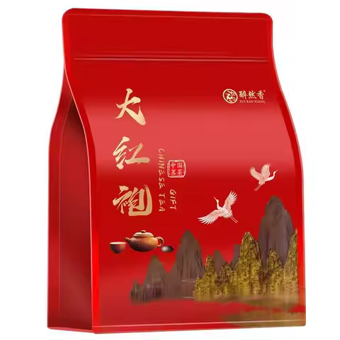 Choice Special Grade Da Hong Pao Customized Aluminum Foil Bag S/M/L 250g/500g Oolong Blacktea Self S