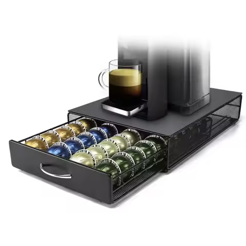 Coffee Capsule Pod Holder Nespresso Vertuoline Dolce Gusto Capsules Storage Rack Verismo Vertuo Lava