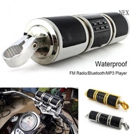 NEX Handlebar Motorcycle MP3 Player Speaker Bluetooth-compatible Music FM Radio Waterproof