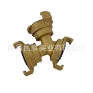 Brass Grid Card Y-Type Hose Quick Joint Forging CW617N Brass Tee Garden Water Pipe Joint