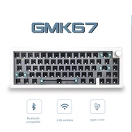 GMK67 65% Gasket Bluetooth 2.4G Wireless Hot-swappable Customized Mechanical Keyboard Kit RGB Backli