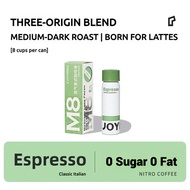 JOYINBAG M8 Espresso Nitro Coffee 8 Espresso Shots Per Can [ Classic Espresso ] Nitro Instant Coffee