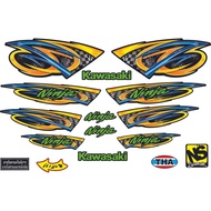 Ninja RR Custom Thailand Sticker Variations - Thailook Babylooks Motai Motor Stripes