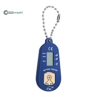 .Button Battery Tester, Keychain Pocket Portable and  Battery Tester to Check Remaining Battery Powe