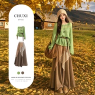 Xinjiang Travel Bohemian Dress - Autumn Wear Full Outfit Set 2026