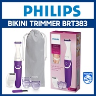 PHILIPS BRT383 Bikini Genie Bikini Trimmer Cordless Trimmer For Bikini Line wet & dry