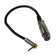 HQRP 3.5mm to XLR Female 3-pin Cable Cord Compatible with Canon EOS Rebel T2i, EOS 5D Mark II, EOS 5