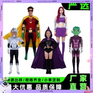 Teenager Titan Robin Robin cosplay Costume Batman Cloak Set  Halloween Stage Performance Costume Y10
