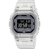 [𝐏𝐎𝐖𝐄𝐑𝐌𝐀𝐓𝐈𝐂]Casio G-Shock DW-B5600G-7D DW-B5600G Digital Watch with Bluetooth White Translucent Resin Band for Men