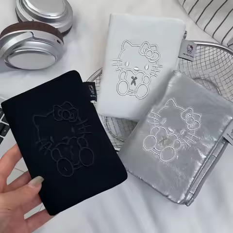 Hello Kitty High Beauty Passport Clip Multi Functional Exquisite Card Bag Wallet One Piece Ticket Ba
