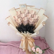 Bouquet of 10 pieces of self-filled money bouquet or ready-made bouquet