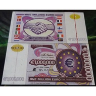 replika uang 1000000 euro salaman one million 1jt 1 juta