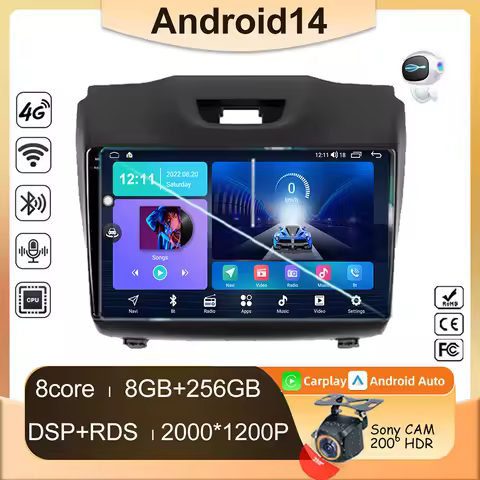 Car Radio Android For Chevrolet Holden S10 TRAILBLAZER COLORADO ISUZU DMAX Auto Navigation Carplay N