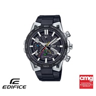 CASIO นาฬิกาข้อมือผู้ชาย EDIFICE PREMIUM รุ่น EQB-2000DC-1ADR วัสดุสเตนเลสสตีล สีดำ