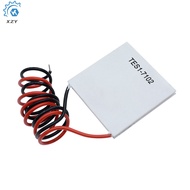 TES1-7102 Refrigeration Sheet 23X23MM DC 5-8V 2A Semiconductor Refrigeration Sheet Max Temp Differen