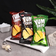 Yum CHIPS VIRAL SNACK Contains 5PCS Assorted Flavors Of POTATO CHIPS, Sweet POTATO CHIPS