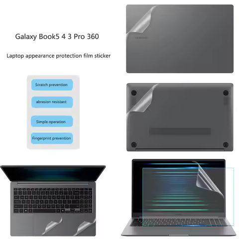 Fro 14/15.6/16 inch Samsung Galaxy Book5 4 3 Pro 360 notebook beauty sticker Book5 4 shell protectiv