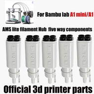 Household essentials Lab For Bambu 3 Printer AMS Lite Filament Hub Five Way Components Switch Consu