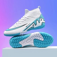 Wholesale Cross-border High-top Soccer Shoes Men's Women's Spike Long Spike Student Adults Artificia