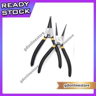 7" Inch Circlip Clip Plier Straight  Internal External Needle Snap Ring Retaining Clip Tool Playar Muncung Tirus