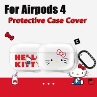 Casetify Soft TPU Tranparent Case Cover with Steel Hook for Airpods 4 Airpods Pro2/Pro Replacement I
