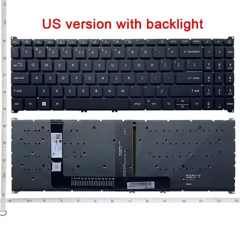 % New US Keyboard A315-59G A315-24P A315-24T A515 47/57G A515-55 A515-56 A715-76 A715 51G/52 N22C6 N