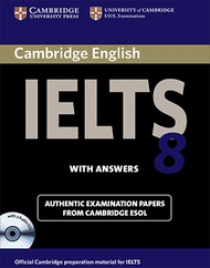 CAMBRIDGE IELTS 8 : STUDENT'S BOOK WITH ANSWERS (WITH AUDIO CDs) BY DKTODAY