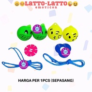 Old-School Lato Lato Toys / Tok Tok Toys EMOJI OR CHARACTER / Old-School Etek Toys Emoji or Characte