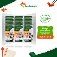 bibigo SEVENTEEN Crispy Seaweed Snacks 4g*3 Bundle of 4