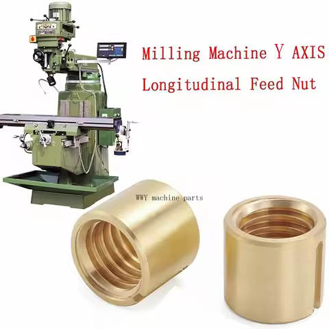 2pcs High Quality Milling Machine PartsX Y AXIS Longitudinal Feed Nut J Head M1069-2 Fit BRIDGEPORT 