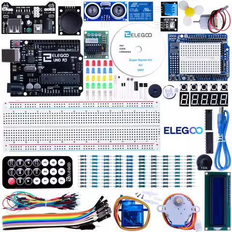 ELEGOO UNO Project Super Starter Kit with Tutorial and UNO R3 Compatible with Arduino IDE DIY Electr
