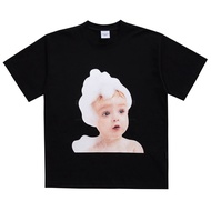 ADLV BABY FACE SHORT SLEEVE T-SHIRT BLACK BUBBLE