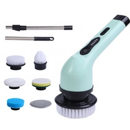 ไร้สายไฟฟ้า Spin Scrubber 6 PCS/9 PCS เปลี่ยนหัวทําความสะอาด IPX6 Dual Speed แปรงทําความสะอาดอาบน้ํา