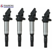 4 Ignition Coil For BMW E60 E61 F10 F18 F11 E39 F07 X1 X3 X5 520I 523I 525I 528 N52 N53 N54 N55 N20 