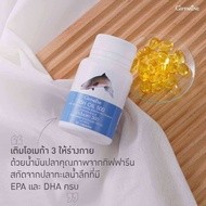 น้ำมันปลา 500 มก. 50 แคปซูล FishOil โอเมก้า3 น้ำมันปลาสำหรับเด็ก ความจำดี