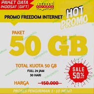 (PROMO)PROSES CEPAT PAKET DATA INDOSAT 50GB Full FREEDOM INTERNET IM3