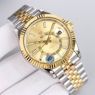 Men's Mechanical Watch 2024 Rolexs 40mm, 904L Steel Display, Folding Buckle With Bracelet