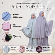 Hanna Mirae Telekung Budak Sekolah PUTERI SOLEHAH Anak Remaja - Dewasa Lembut Cotton Sejuk Selesa