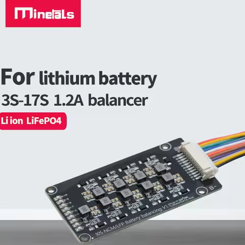 Battery Active Equalizer 3s 4s 6s 7s 9s 10s 12s 13s 14s 17s 1.2A 3.7v 3.6V 3.2v 18650 21700 Li-ion L